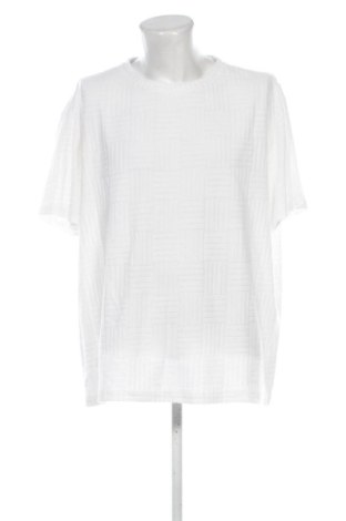 Ανδρικό t-shirt SHEIN, Μέγεθος 4XL, Χρώμα Λευκό, Τιμή 8,00 €, #137660021