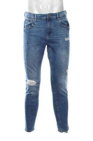 Męskie jeansy Pull&Bear, Rozmiar L, Kolor Niebieski, Cena 84,67 zł, #137680063