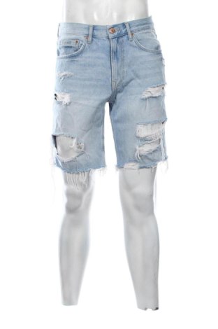 Męskie szorty Bershka, Rozmiar M, Kolor Niebieski, Cena 67,74 zł, #137681690