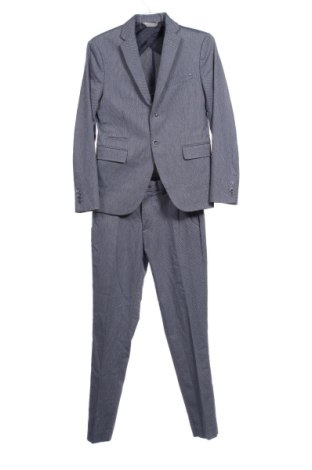 Мъжки костюм Zara, Размер M, Цвят Син, Цена 77,00 €, #137624185