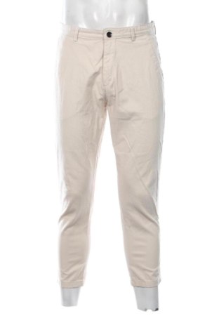 Мъжки панталон Zara, Размер M, Цвят Бежов, Цена 13,91 €, #137695992