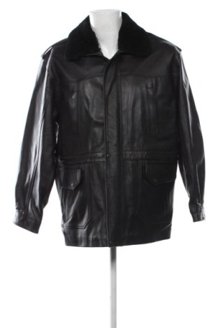 Мъжко кожено яке Unbranded, Размер XL, Цвят Черен, Цена 46,00 €, #137660966