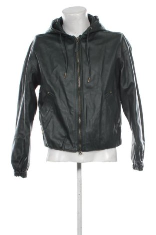 Pánska kožená bunda  Zara, Veľkosť M, Farba Zelená, Cena  56,34 €, #137708811