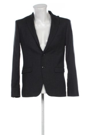 Мъжко сако Zara, Размер M, Цвят Черен, Цена 16,19 €, #137649440