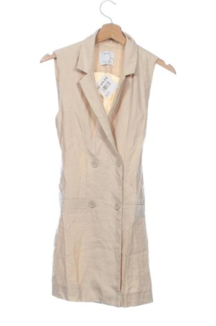 Sukienka Bershka, Rozmiar XS, Kolor Beżowy, Cena 83,07 zł, #137679379