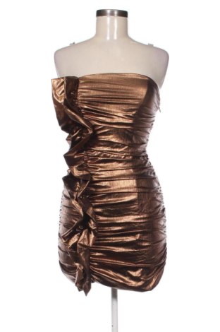 Рокля Stradivarius, Размер S, Цвят Златист, Цена 17,01 €, #137684725