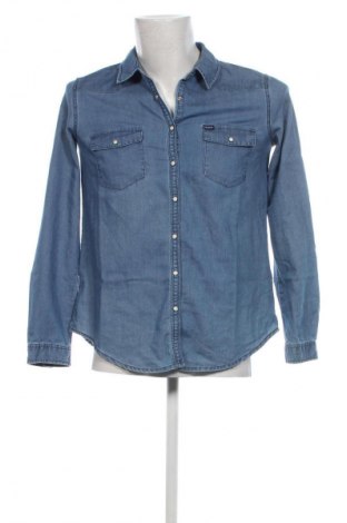 Cămașă de bărbați Pull&Bear, Mărime L, Culoare Albastru, Preț 95,99 Lei, #128874221