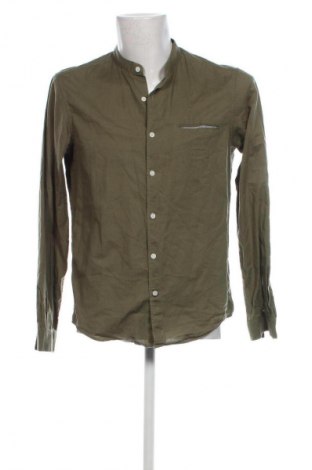 Cămașă de bărbați Pull&Bear, Mărime M, Culoare Verde, Preț 95,99 Lei, #128874542