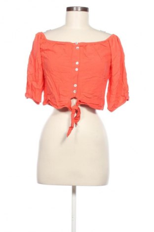 Damen Shirt Bershka, Größe M, Farbe Rot, Preis 2,99 €