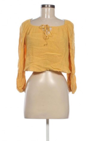Damen Shirt Bershka, Größe S, Farbe Gelb, Preis 1,99 €