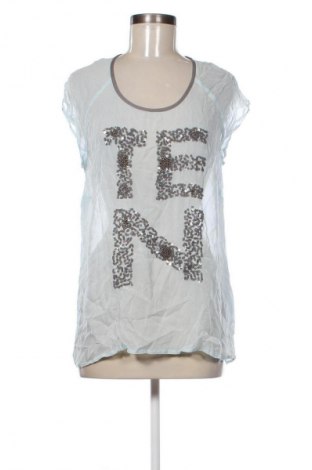 Damen Shirt Cream, Größe M, Farbe Blau, Preis 17,99 €