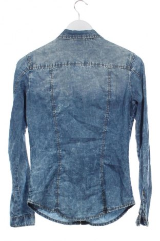 Damska koszula Bershka, Rozmiar XS, Kolor Niebieski, Cena 30,85 zł