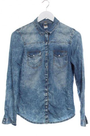 Damska koszula Bershka, Rozmiar XS, Kolor Niebieski, Cena 30,85 zł