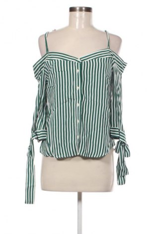 Γυναικείο πουκάμισο Bershka, Μέγεθος L, Χρώμα Πολύχρωμο, Τιμή 14,99 €