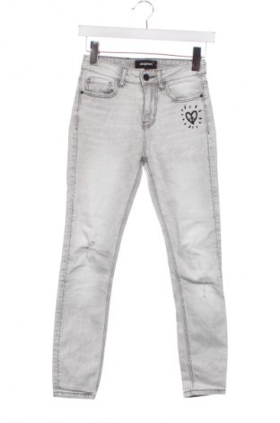 Dámske džínsy  Desigual, Veľkosť XXS, Farba Sivá, Cena  11,95 €