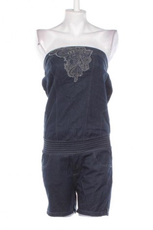 Kurzer Damenoverall Bershka, Größe S, Farbe Blau, Preis 8,99 €