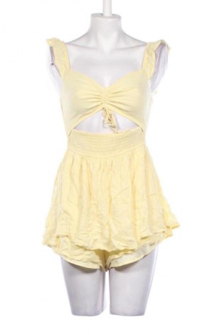 Kurzer Damenoverall Hollister, Größe S, Farbe Gelb, Preis 11,99 €
