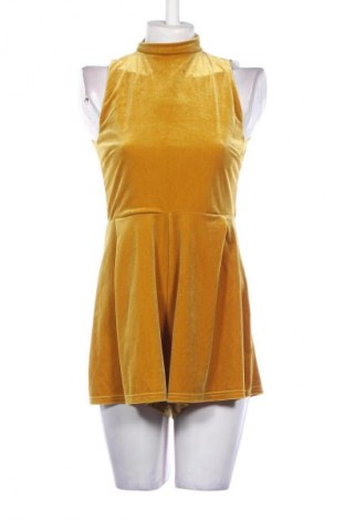 Damski krótki kombinezon Missguided, Rozmiar M, Kolor Żółty, Cena 22,99 zł