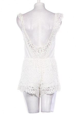 Női rövid overál Oysho, Méret S, Szín Fehér, Ár 5 239 Ft