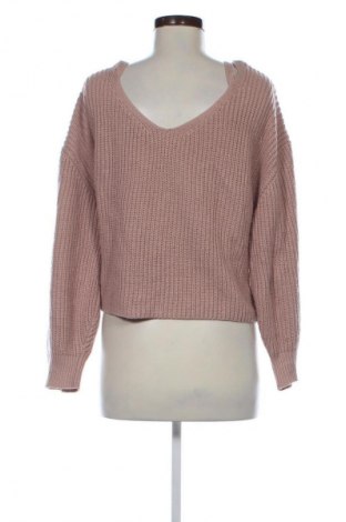 Női pulóver Zaful, Méret L, Szín Bézs, Ár 2 999 Ft