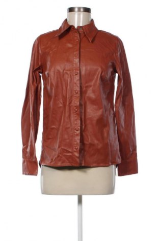 Damen Lederjacke Stradivarius, Größe S, Farbe Rot, Preis 14,99 €