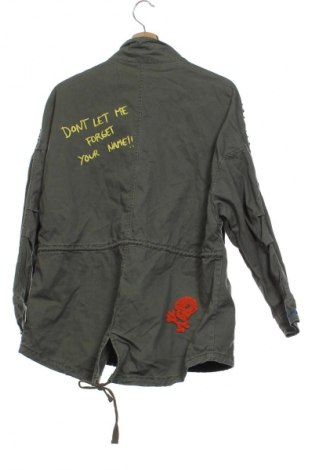 Dámska bunda  Zara, Veľkosť XS, Farba Zelená, Cena  6,95 €