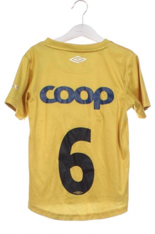 Детска тениска Umbro, Размер 5-6y/ 116-122 см, Цвят Жълт, Цена 2,04 €