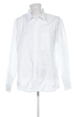 Cămașă de bărbați Calvin Klein Jeans, Mărime XXL, Culoare Alb, Preț 291,99 Lei, #133207423