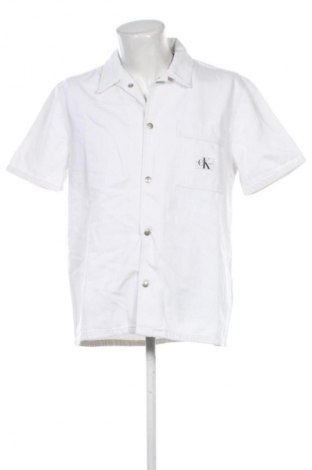 Cămașă de bărbați Calvin Klein Jeans, Mărime M, Culoare Alb, Preț 487,99 Lei, #133209576
