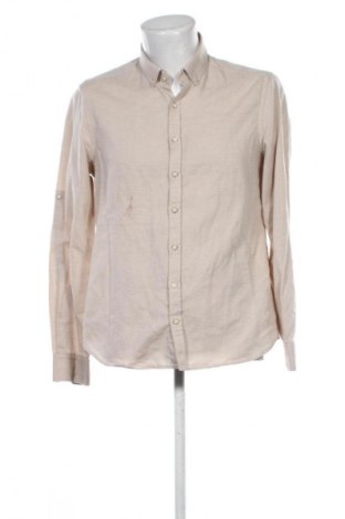 Herrenhemd LC Waikiki, Größe L, Farbe Beige, Preis € 18,18