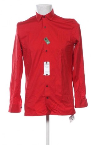 Herrenhemd Olymp, Größe M, Farbe Rot, Preis 8,99 €