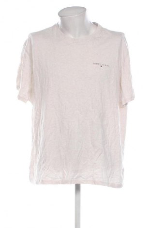 Herren T-Shirt Tommy Jeans, Größe 4XL, Farbe Beige, Preis € 48,99