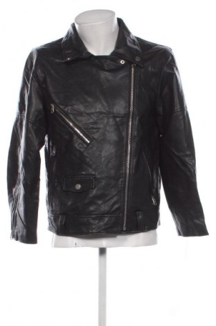 Pánská kožená bunda  Pull&Bear, Velikost L, Barva Černá, Cena  749,00 Kč