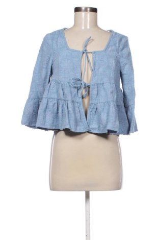 Bluză de femei Zara, Mărime M, Culoare Albastru, Preț 62,99 Lei, #137713897
