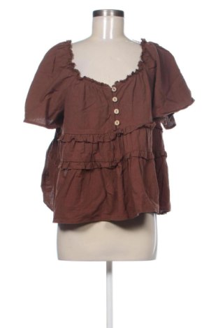 Bluză de femei SHEIN, Mărime XL, Culoare Maro, Preț 97,00 Lei, #137727625