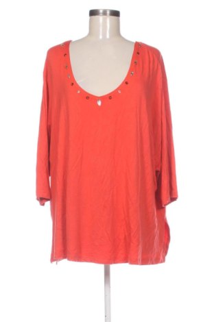 Дамска блуза Ulla Popken, Размер 5XL, Цвят Оранжев, Цена 25,00 €, #137728191
