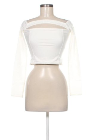 Bluză de femei Bershka, Mărime S, Culoare Ecru, Preț 68,24 Lei, #137736992