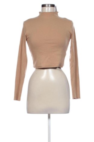 Дамска блуза Bershka, Размер M, Цвят Бежов, Цена 18,46 €, #137738048