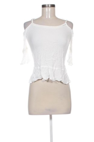 Bluză de femei Bershka, Mărime XS, Culoare Alb, Preț 41,99 Lei, #137740705