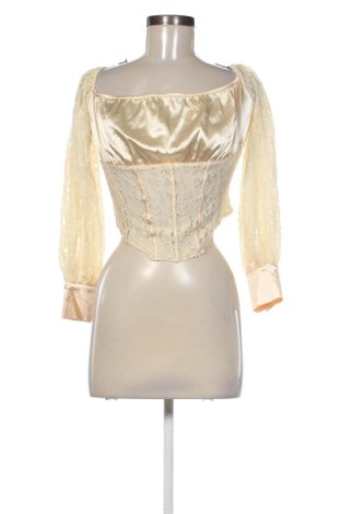 Bluză de femei SHEIN, Mărime M, Culoare Ecru, Preț 31,49 Lei, #137756461