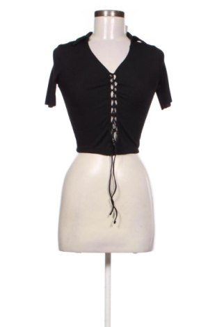 Bluză de femei Bershka, Mărime XS, Culoare Negru, Preț 41,99 Lei, #137727969