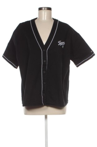 Дамска риза Tommy Jeans, Размер L, Цвят Черен, Цена 32,21 €, #137649550