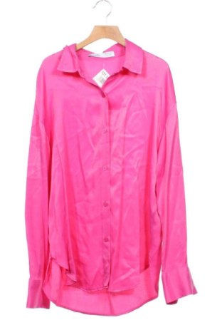 Cămașă de femei Bershka, Mărime XS, Culoare Roz, Preț 47,24 Lei, #137729689
