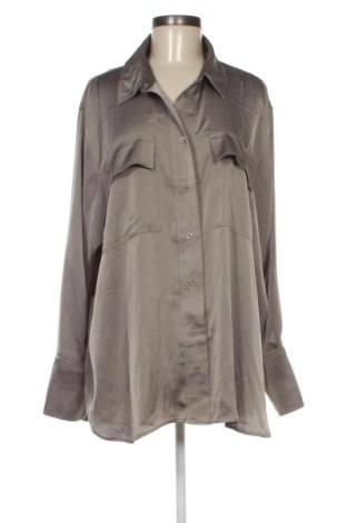 Cămașă de femei H&M, Mărime XXL, Culoare Gri, Preț 91,00 Lei, #137734694