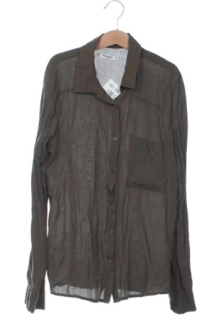 Cămașă de femei Pull&Bear, Mărime XS, Culoare Verde, Preț 31,00 Lei, #137735662