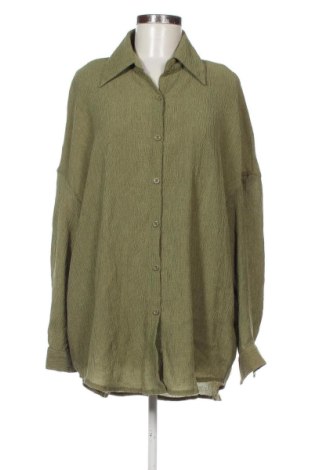 Cămașă de femei SHEIN, Mărime 4XL, Culoare Verde, Preț 68,24 Lei, #137743038