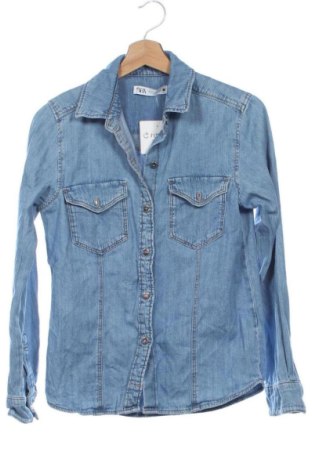 Dámská košile  Zara, Velikost XS, Barva Modrá, Cena  218,00 Kč, #137759212