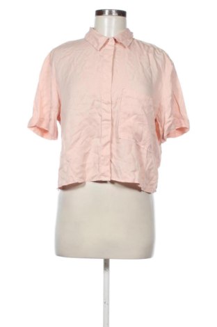 Cămașă de femei Bershka, Mărime M, Culoare Roz, Preț 36,74 Lei, #137730629