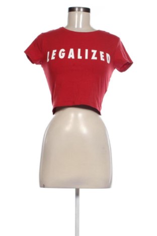 Damski T-shirt Fb Sister, Rozmiar S, Kolor Czerwony, Cena 29,63 zł, #137701883