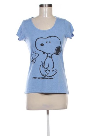 Γυναικείο t-shirt Peanuts, Μέγεθος S, Χρώμα Μπλέ, Τιμή 11,00 €, #137715013